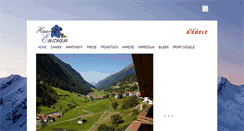 Desktop Screenshot of haus-enzian.at