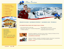 Tablet Screenshot of haus-enzian.com